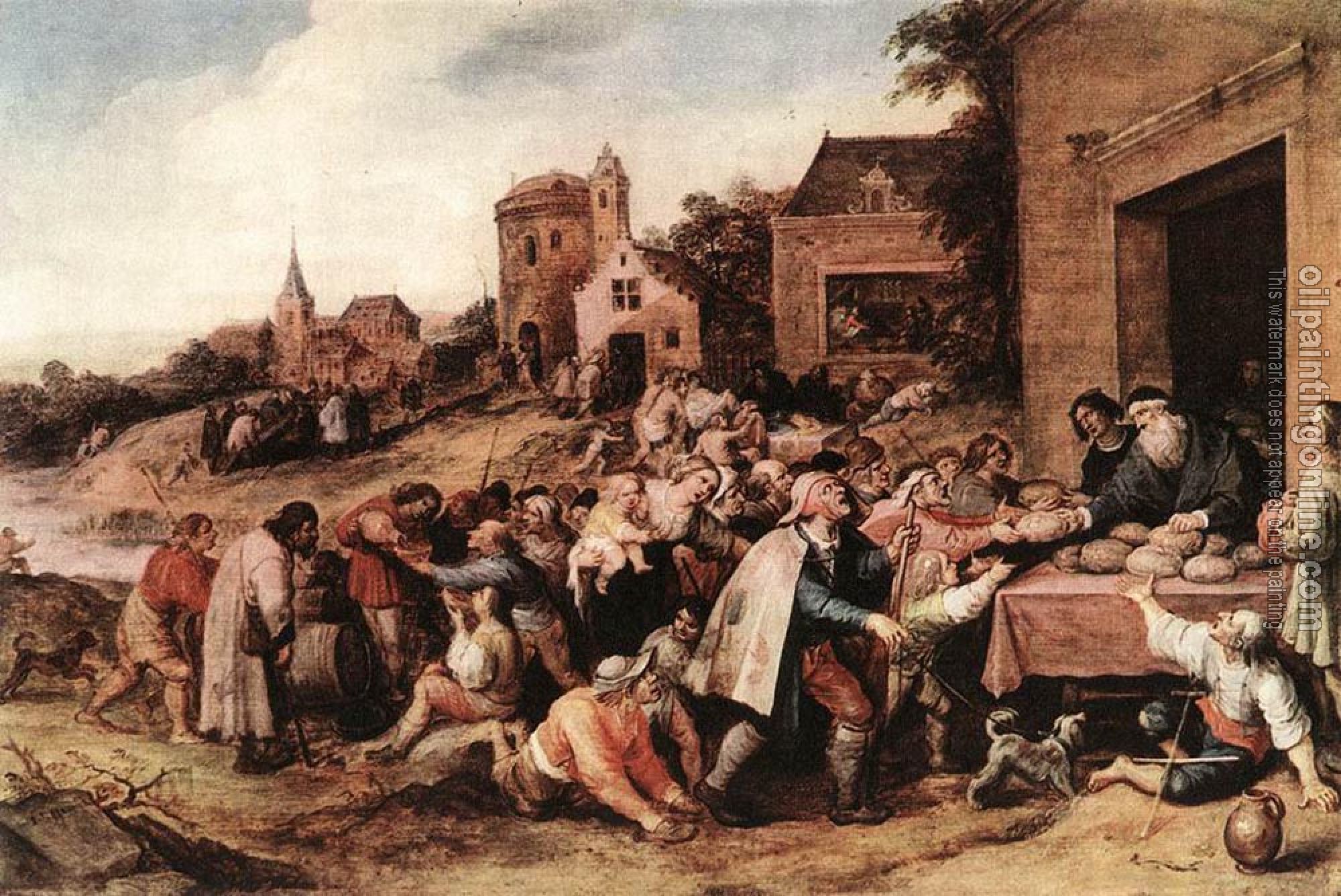 Frans the Younger Francken - The Seven Acts Of Mercy